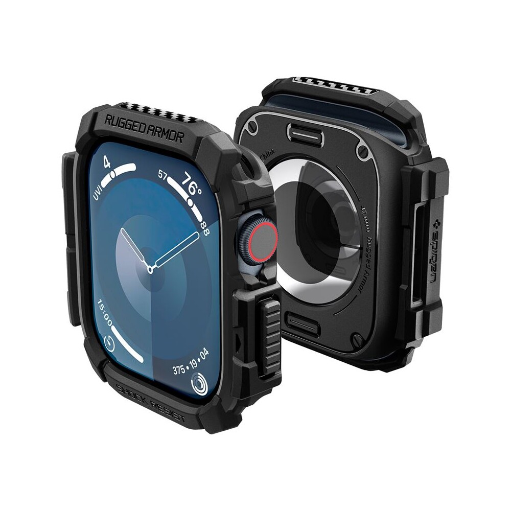 Spigen-Rugged-Armor-kryt-pro-Apple-Watch-10-11-42mm-matne-cerny