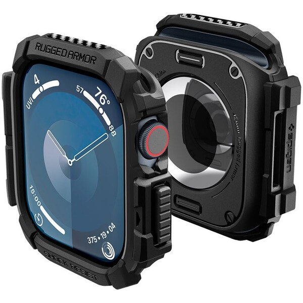 Spigen-Rugged-Armor-kryt-pro-Apple-Watch-10-11-42mm-matne-cerny