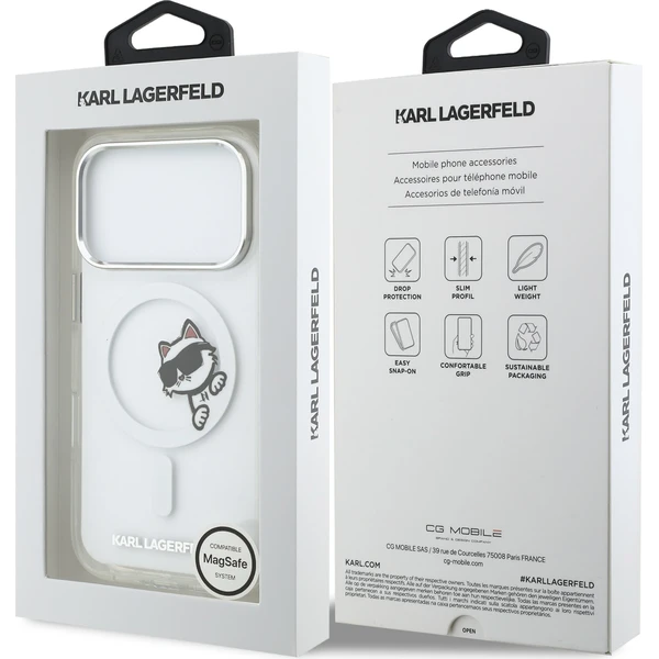 Karl-Lagerfeld-IML-Choupette-Peekaboo-MagSafe-kryt-iPhone-17-Pro-ciry