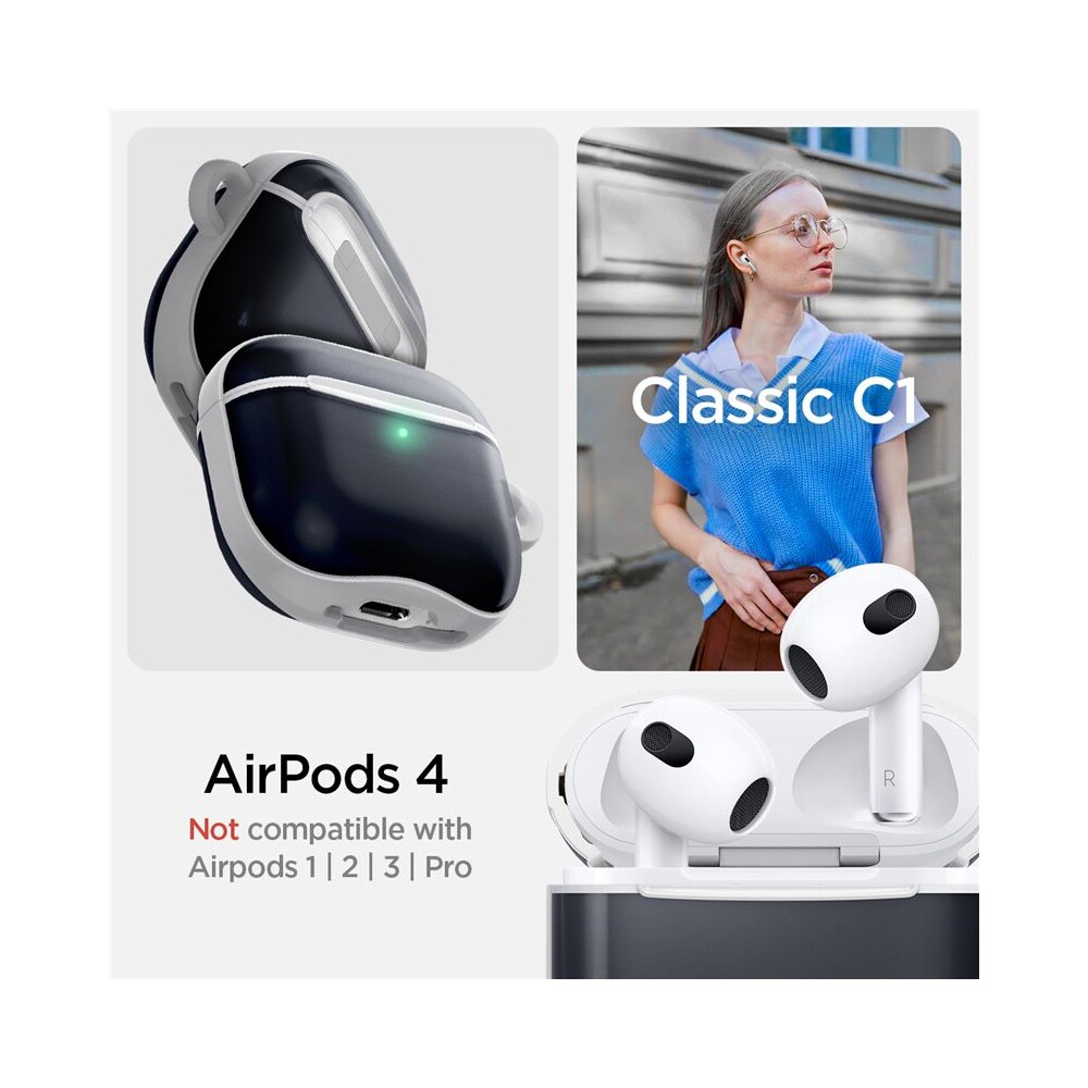 Spigen-Classic-C1-pouzdro-AirPods-4-grafitove