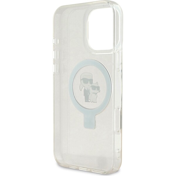 Karl-Lagerfeld-Ringstand-Karl-and-Choupette-MagSafe-kryt-pro-iPhone-16-Pro-Max-bily