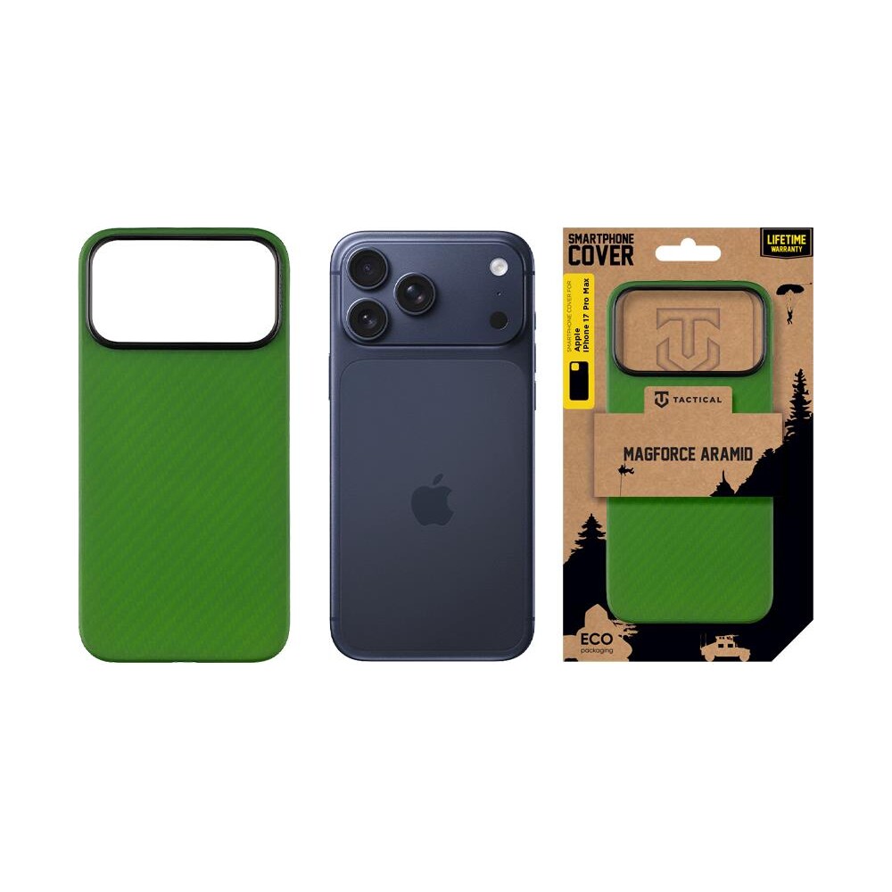 Tactical-MagForce-Aramid-kryt-Apple-iPhone-17-Pro-Max-zeleny