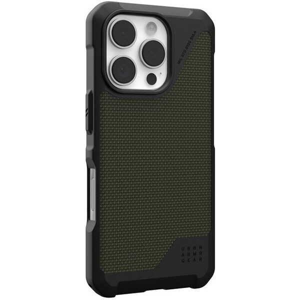 UAG-Metropolis-LT-Magsafe-Kevlar-kryt-iPhone-16-Pro-olivove-zeleny