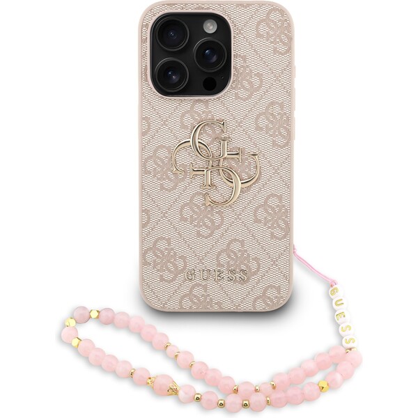 Guess-PU-4G-Metal-Logo-Strap-kryt-iPhone-15-Pro-Max-ruzovy