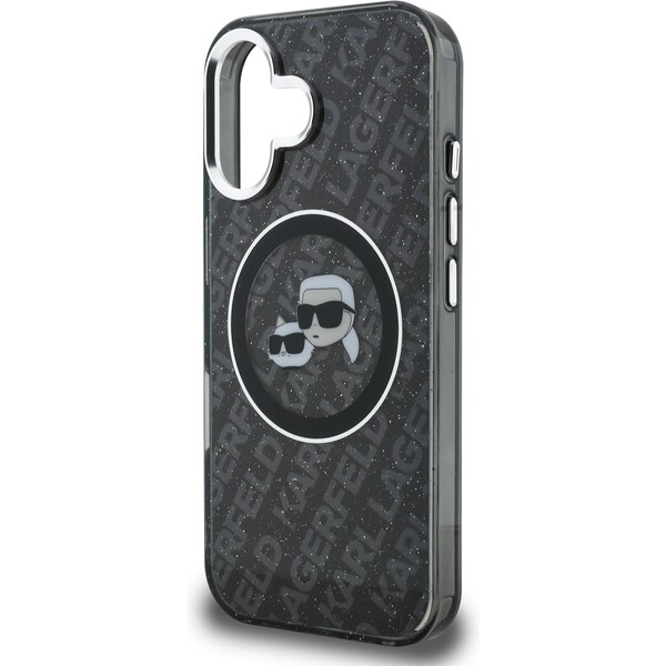 Karl-Lagerfeld-IML-K-CH-Heads-Repeated-Logo-MagSafe-kryt-iPhone-16-cerny