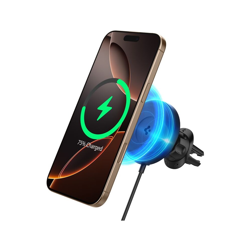 Spigen-OneTap-Pro-4-Airvent-Qi2-MagSafe-drzak-do-mrizky-ventilace-s-nabijenim