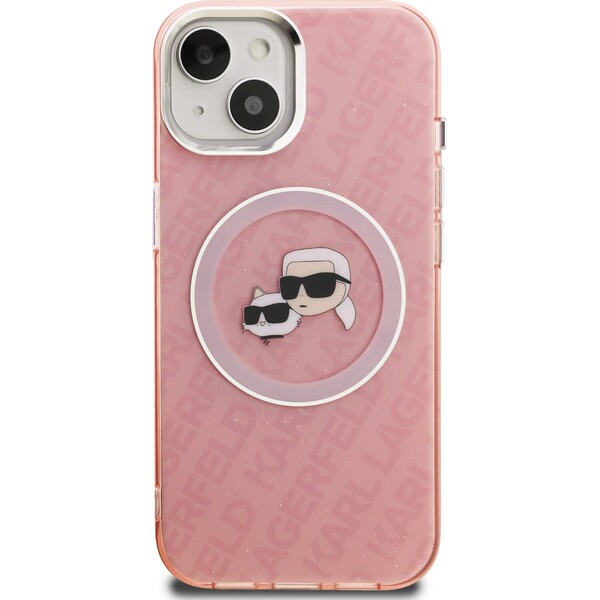 Karl-Lagerfeld-IML-K-CH-Heads-Repeated-Logo-MagSafe-kryt-iPhone-15-ruzovy