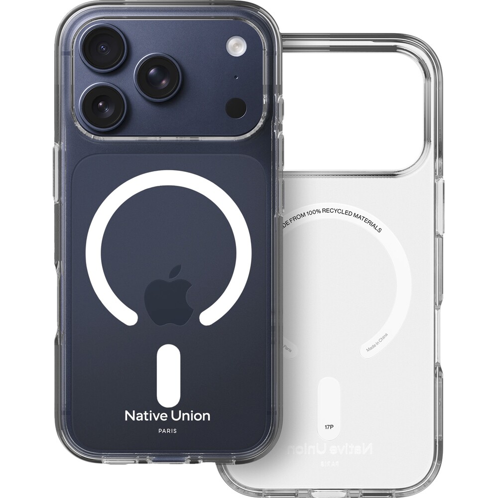 Native-Union-RE-Clear-MagSafe-kryt-z-recyklovaneho-materialu-iPhone-17-Pro-transparent