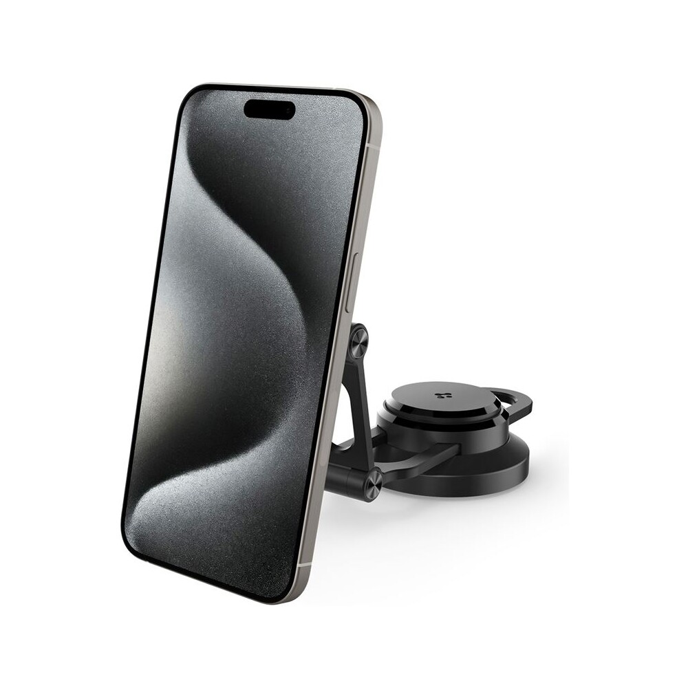 Spigen-OneTap-Pro-3-Wireless-Car-Charger-MagSafe-drzak-s-nabijenim-na-displej-Tesla