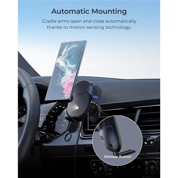 iOttie-AutoSense-2-Wireless-Air-Vent-Mount-drzak-do-auta-s-nabijenim-cerny