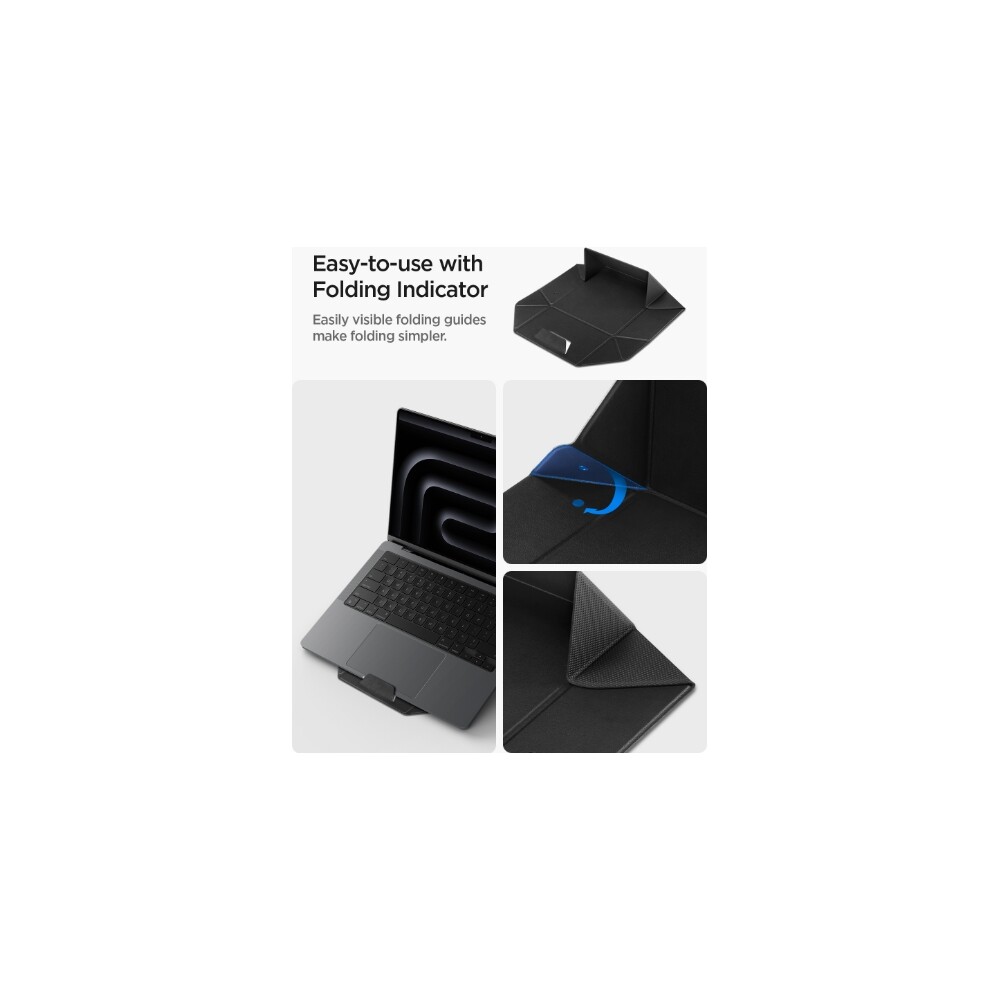 Spigen-Slim-Fold-Laptop-Stand-Vertical-Dock-stojanek-cerny