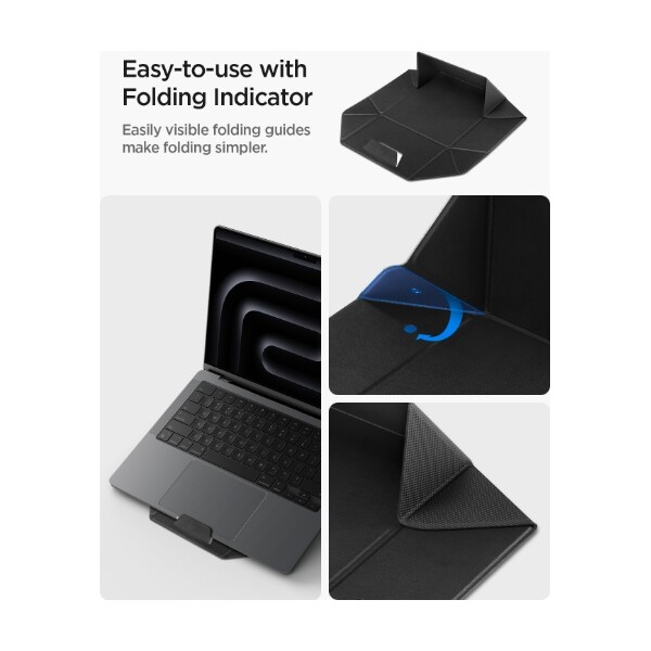 Spigen-Slim-Fold-Laptop-Stand-Vertical-Dock-stojanek-cerny