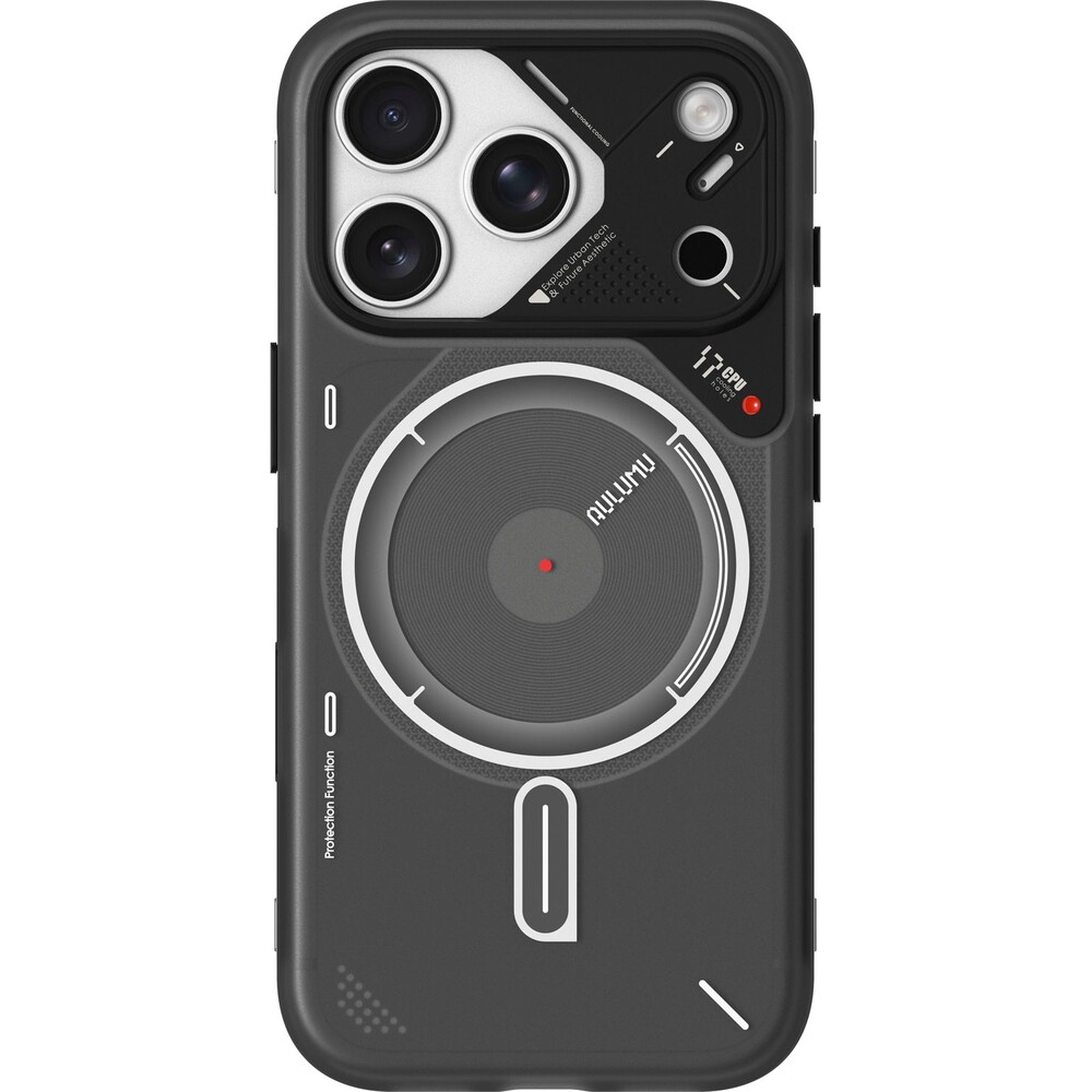 Aulumu-A17-Frosted-TPU-MagSafe-kryt-iPhone-17-Pro-Translucent-Gray