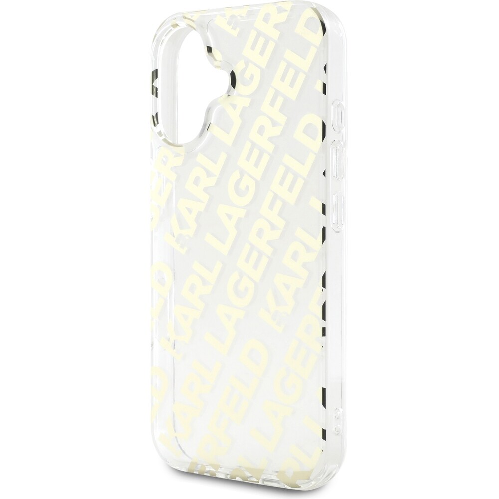 Karl-Lagerfeld-IML-Electroplated-Repeated-Logo-kryt-pro-iPhone-16-zlaty