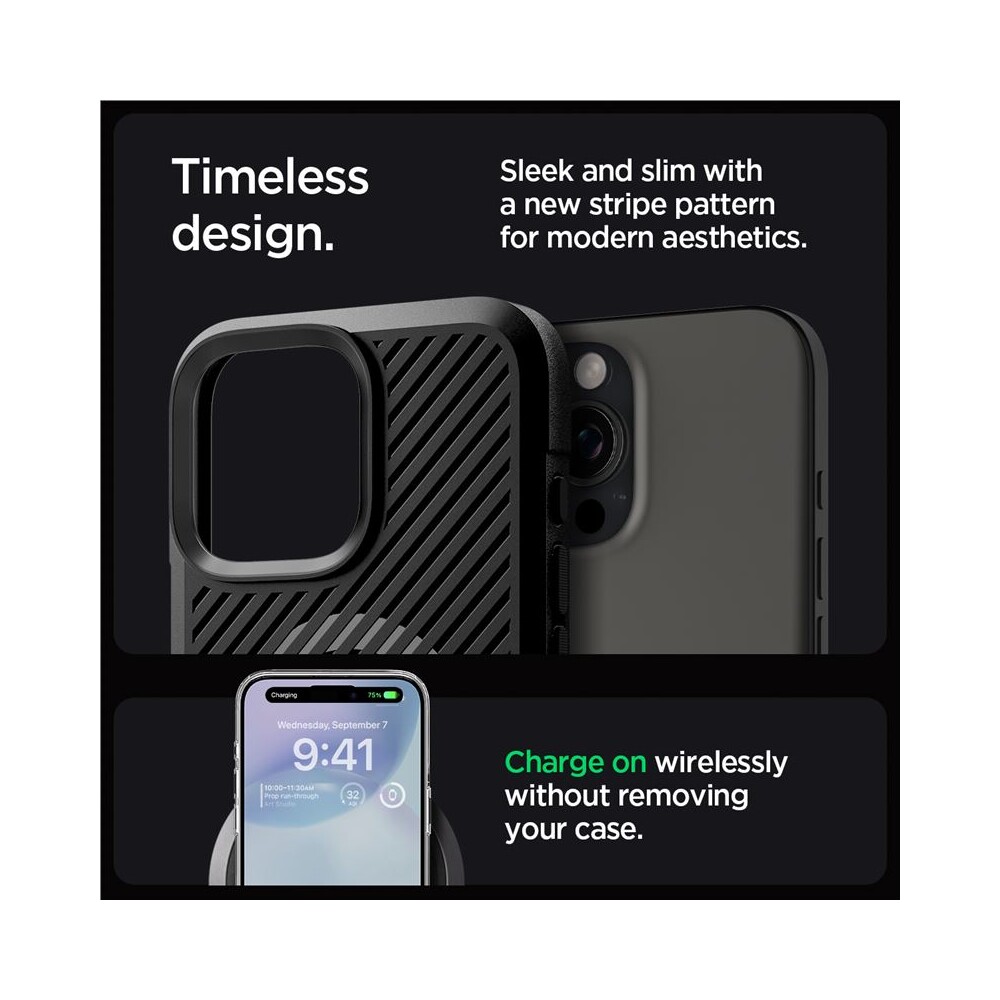 Spigen-Core-Armor-MagSafe-kryt-iPhone-16-Pro-matte-black