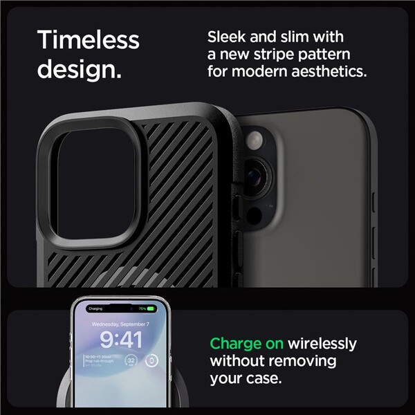 Spigen-Core-Armor-MagSafe-kryt-iPhone-16-Pro-matte-black