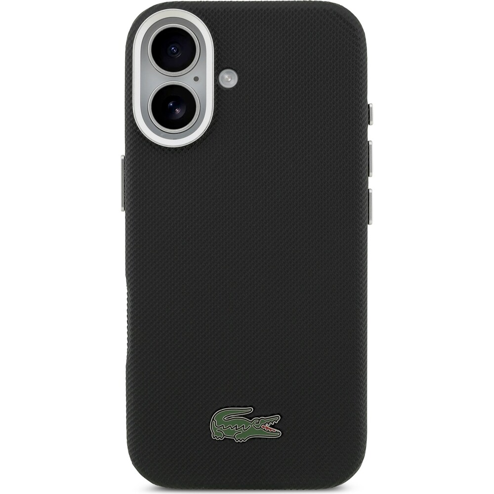 Lacoste-PVC-Iconic-Petit-Pique-Metal-Logo-MagSafe-kryt-iPhone-17-cerny