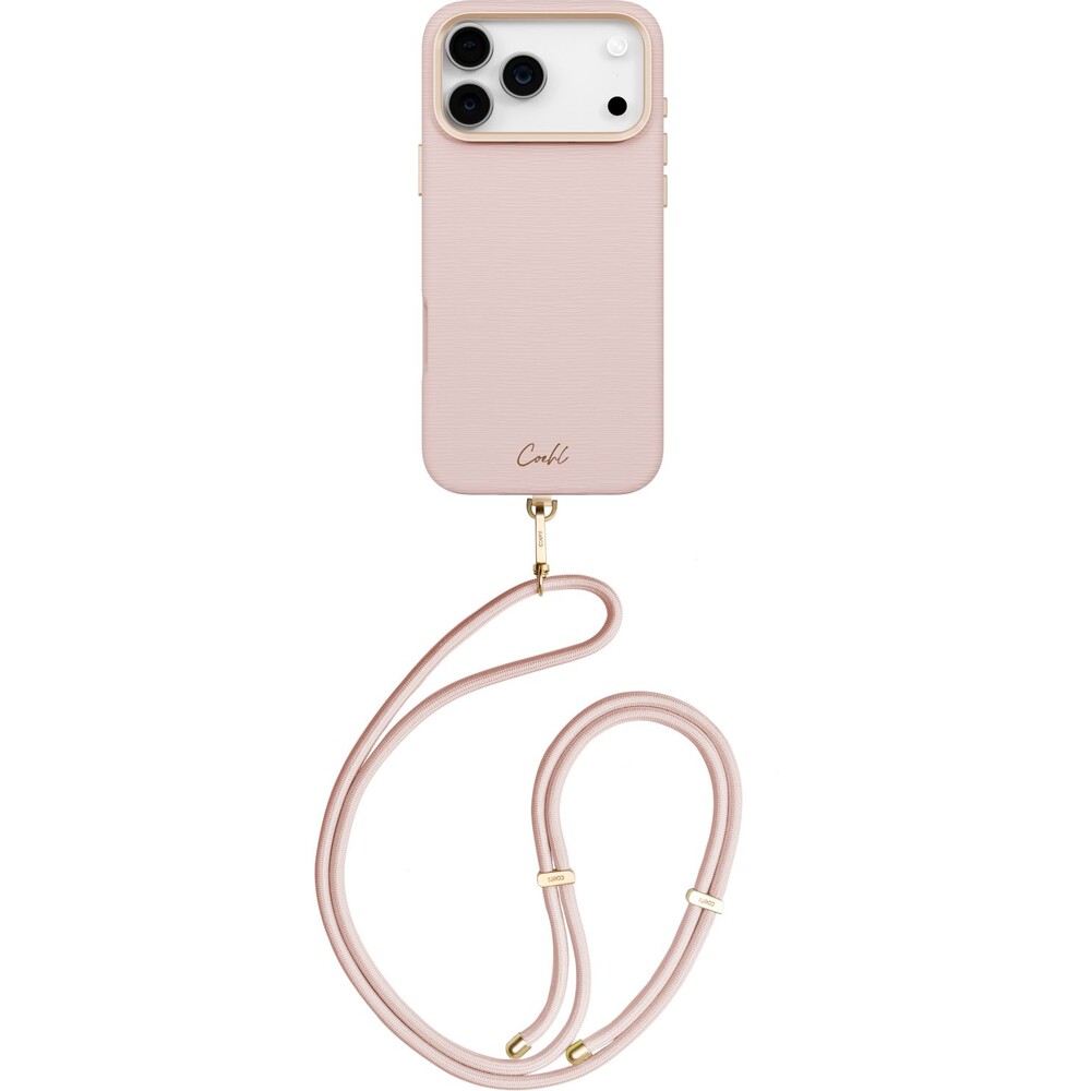 UNIQ-Coehl-Mirelle-MagSafe-kryt-s-poutkem-iPhone-17-Pro-Max-Shell-Pink