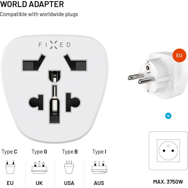 FIXED-EU-cestovni-adapter-2-pro-zapojeni-UK-US-AUS-zarizeni-do-EU-zasuvek-bily
