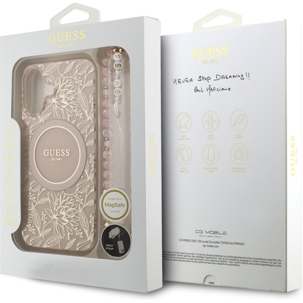 Guess-IML-Flowers-Allover-Strap-MagSafe-kryt-iPhone-17-ruzovy