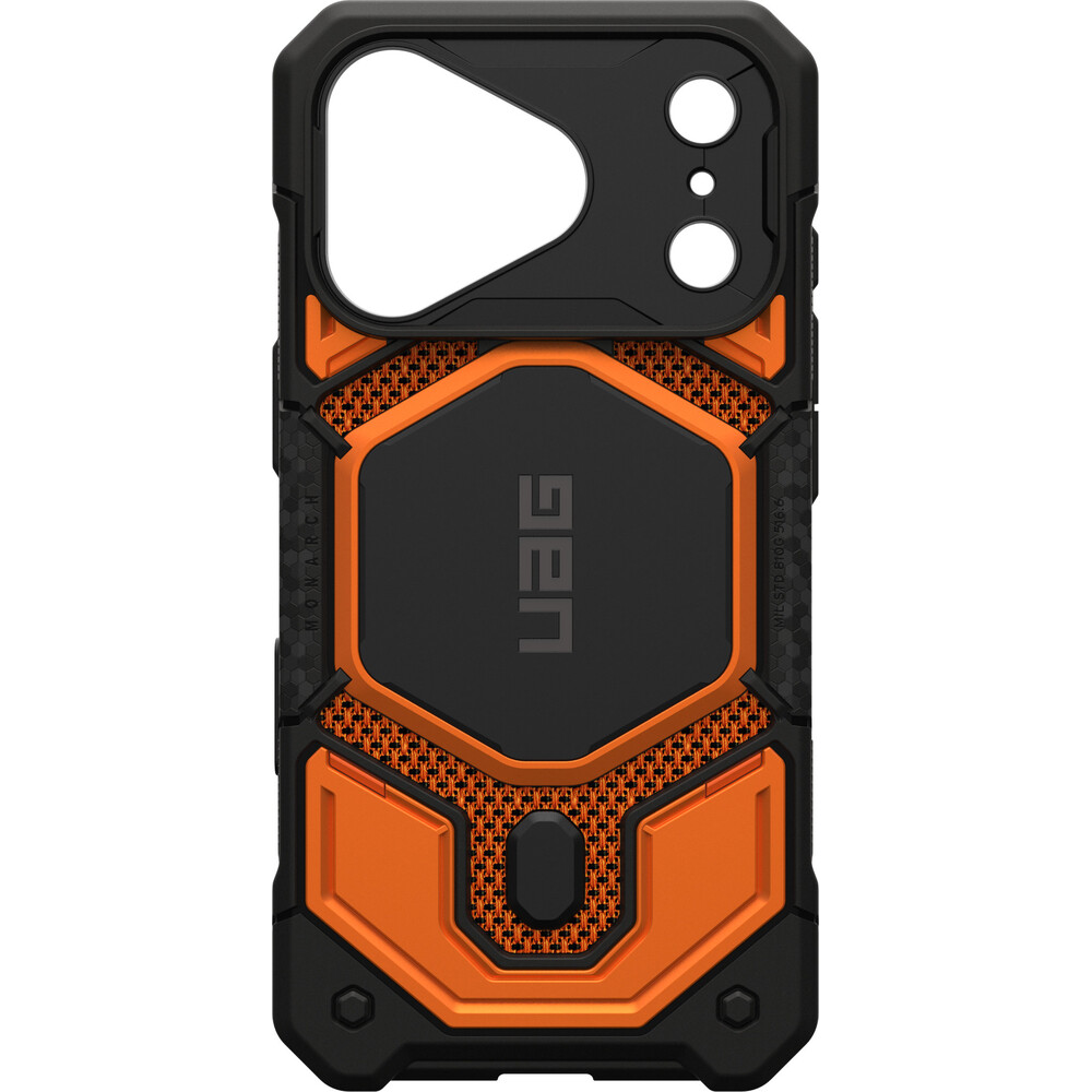 UAG-Monarch-Pro-MagSafe-Kevlar-kryt-iPhone-18-Pro-17-Pro-oranzovy