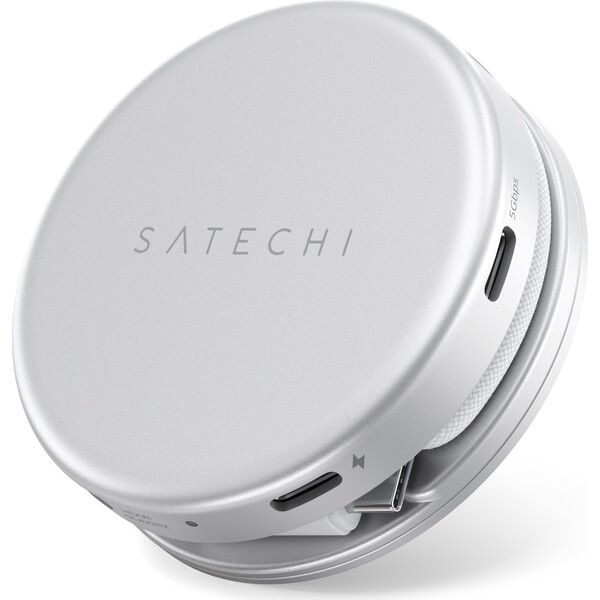Satechi-OntheGo-5-in-1-Multiport-Adapter-MacBook-Neo-stribrny