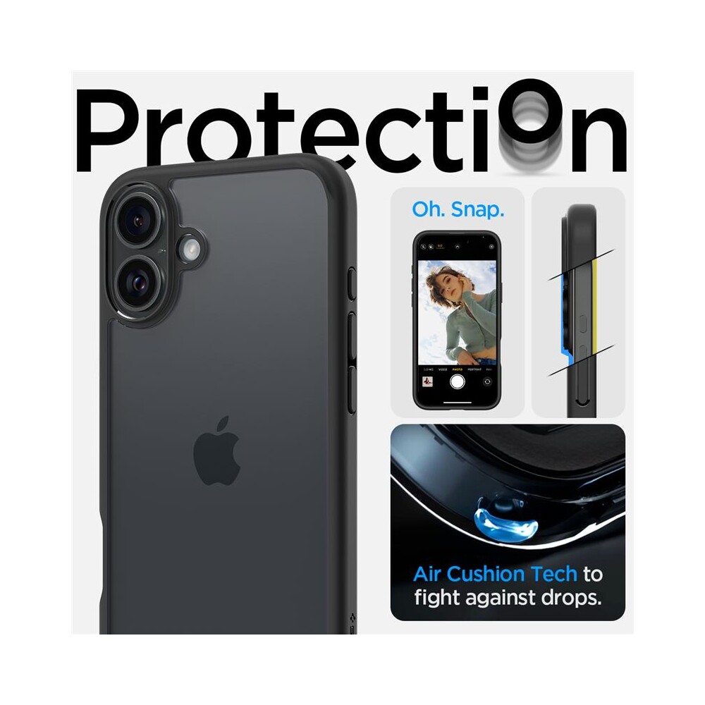 Spigen-Ultra-Hybrid-kryt-iPhone-16-matte-black