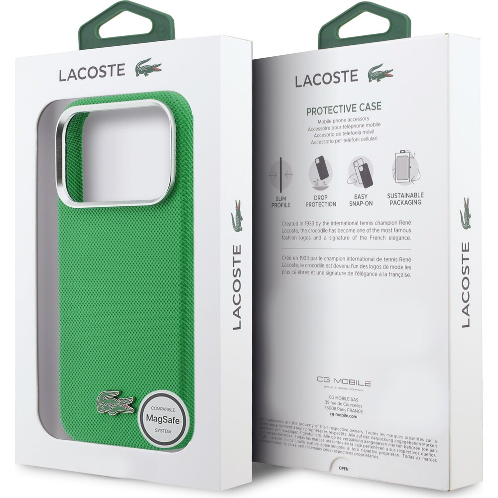 Lacoste-PVC-Iconic-Petit-Pique-Metal-Logo-MagSafe-kryt-iPhone-17-Pro-zeleny