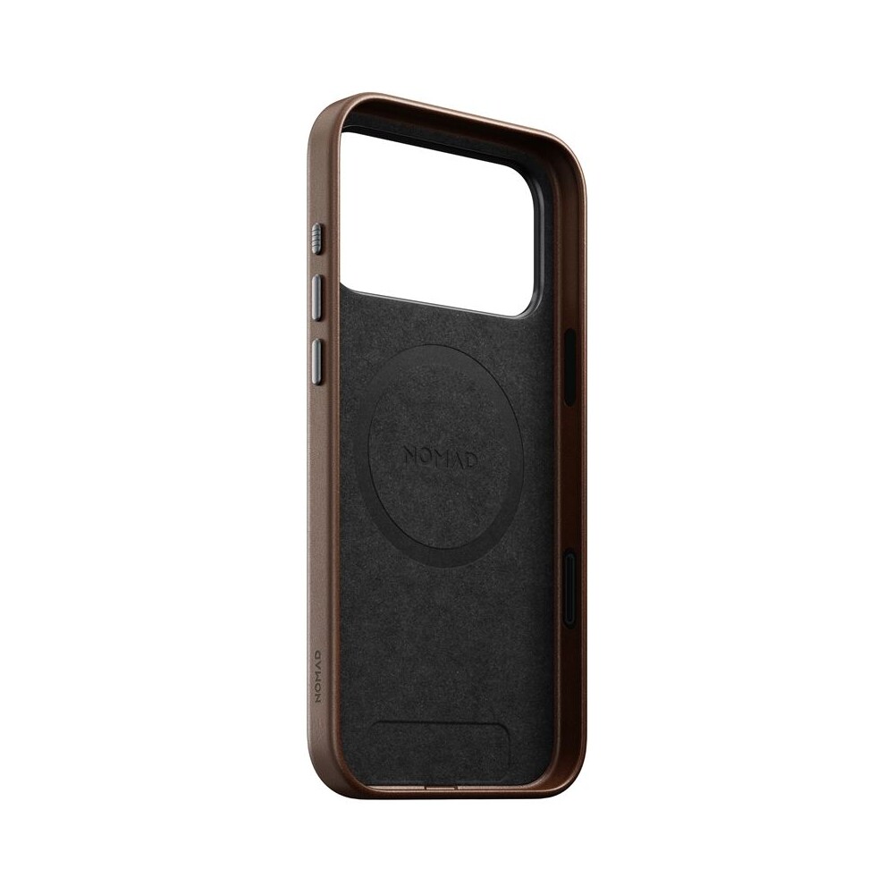 Nomad-Traditional-Leather-Case-MagSafe-kozeny-kryt-iPhone-17-Pro-Max-Brown