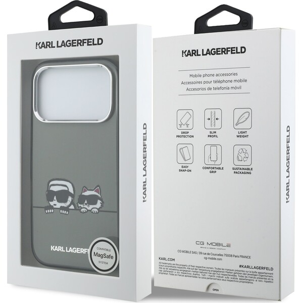 Karl-Lagerfeld-IML-K-CH-Heads-Logo-MagSafe-kryt-iPhone-17-Pro-cerny