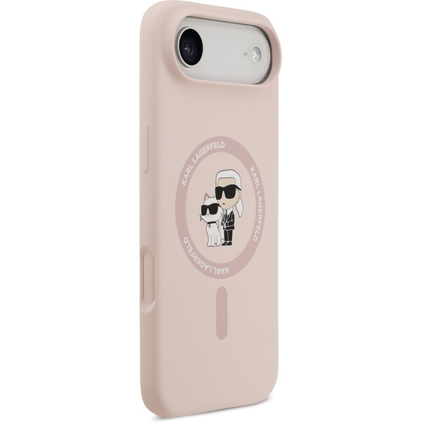 Karl-Lagerfeld-Liquid-Silicone-Karl-and-Choupette-MagSafe-kryt-iPhone-Air-ruzovy
