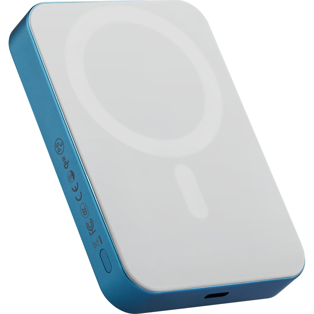 Pitaka-Powerbanka-15W-10000mAh-Qi2-MagSafe-Lucid-Blue
