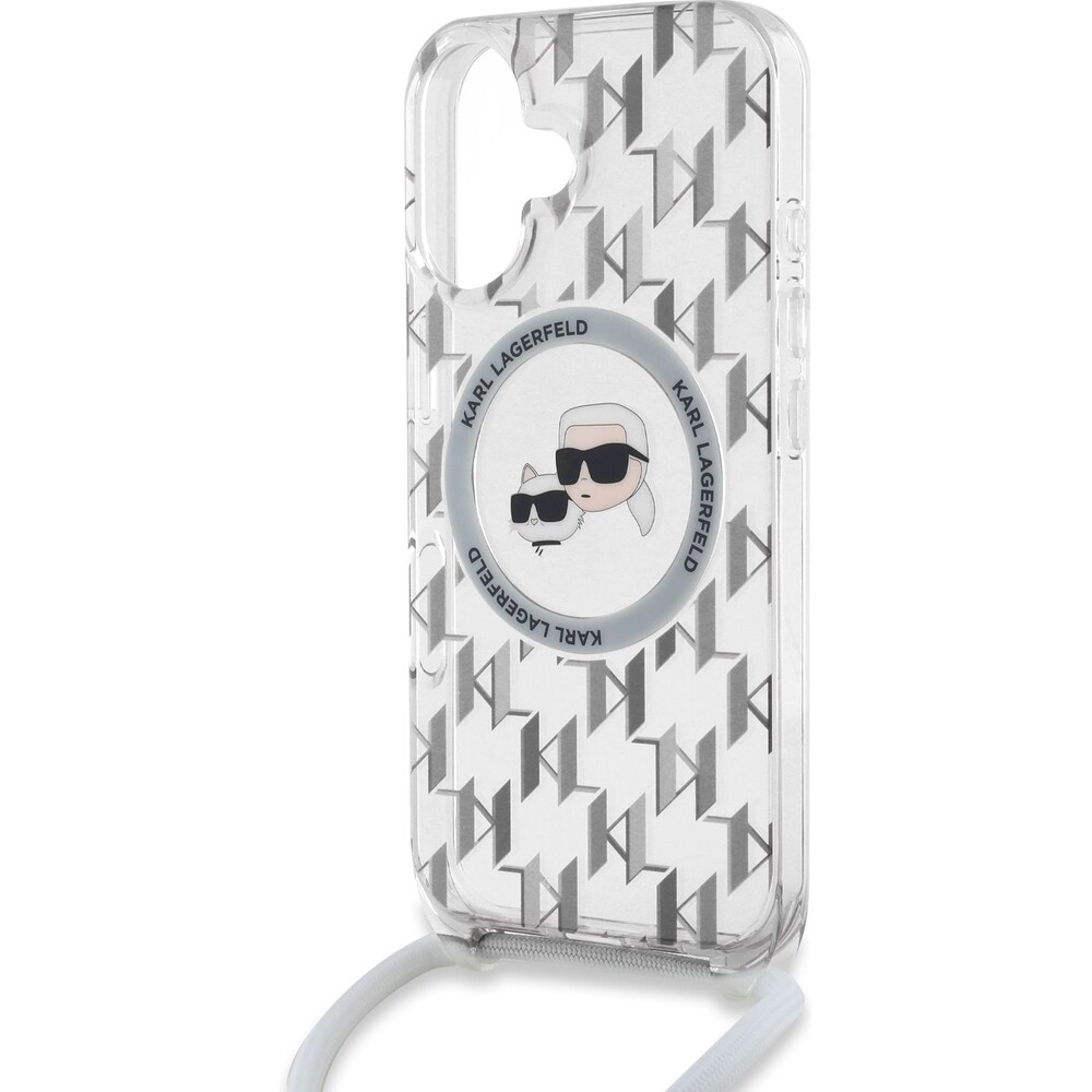 Karl-Lagerfeld-IML-Monogram-Crossbody-K-CH-Heads-MagSafe-kryt-pro-iPhone-16-ciry