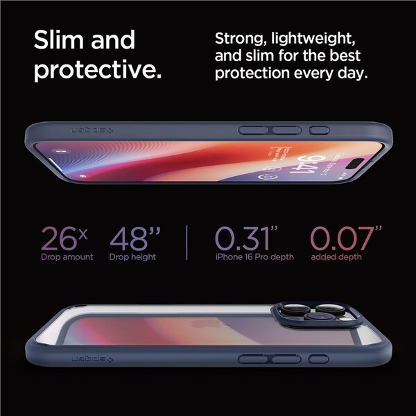 Spigen-Ultra-Hybrid-kryt-iPhone-16-Pro-navy-blue