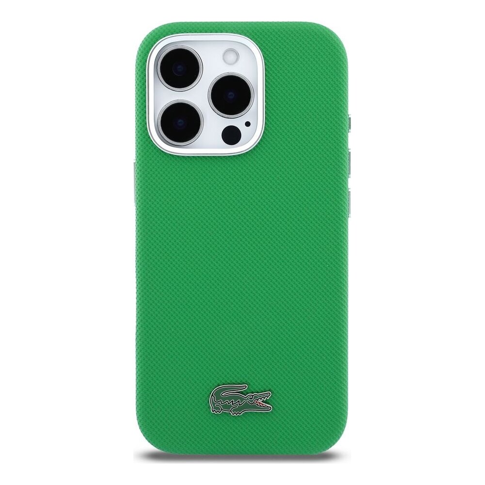 Lacoste-PVC-Iconic-Petit-Pique-Metal-Logo-MagSafe-kryt-iPhone-16-Pro-zeleny