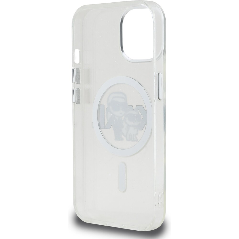 Karl-Lagerfeld-IML-Glitter-Karl-and-Choupette-Sketch-MagSafe-kryt-iPhone-15-ciry