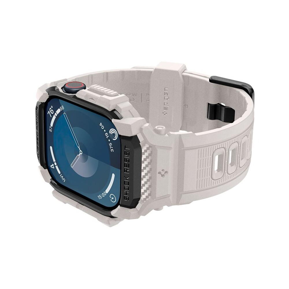 Spigen-Rugged-Armor-Pro-reminek-s-pouzdrem-Apple-Watch-10-11-46mm-bezovy