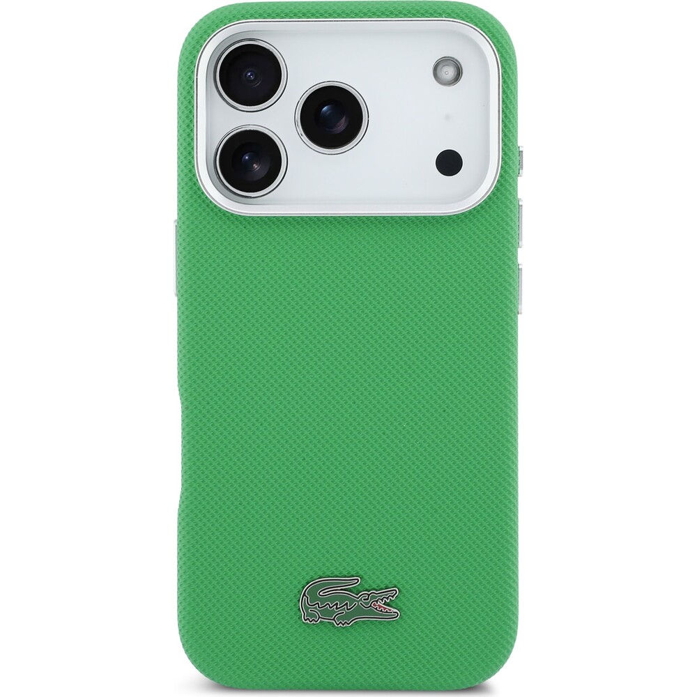 Lacoste-PVC-Iconic-Petit-Pique-Metal-Logo-MagSafe-kryt-iPhone-17-Pro-zeleny
