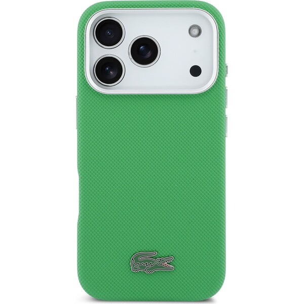 Lacoste-PVC-Iconic-Petit-Pique-Metal-Logo-MagSafe-kryt-iPhone-17-Pro-zeleny