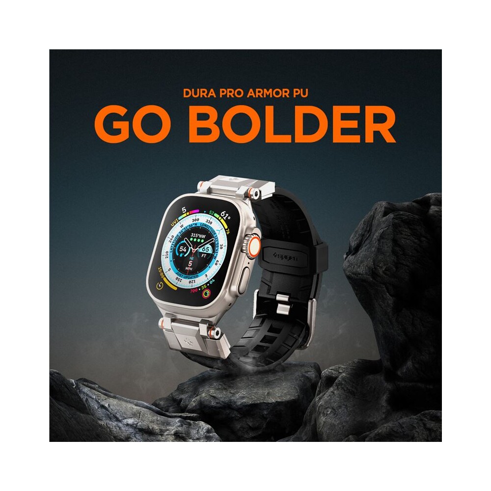 Spigen-DuraPro-Armor-PU-reminek-Apple-Watch-Ultra-49-45-44-42mm-cerny