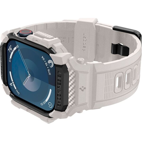 Spigen-Rugged-Armor-Pro-reminek-s-pouzdrem-Apple-Watch-10-11-42mm-bezovy