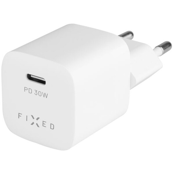 FIXED-Mini-set-sitove-nabijecky-s-USB-C-vystupem-a-USB-C-Lightning-kabelu-podpora-PD-1-2-metr-MFI
