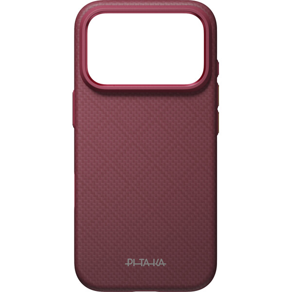 Pitaka-Summa-Case-Argyle-MagSafe-kryt-iPhone-18-Pro-Burgundy