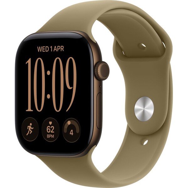 Apple-Watch-Series-12-Cellular-42mm-Tmave-bronzovy-hlinik-s-olivovym-sportovnim-reminkem-S-M
