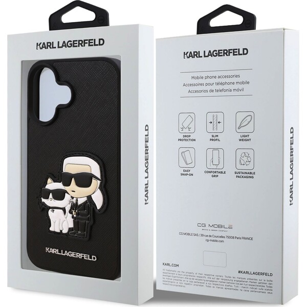 Karl-Lagerfeld-PU-Saffiano-Karl-and-Choupette-kryt-pro-iPhone-16-cerny