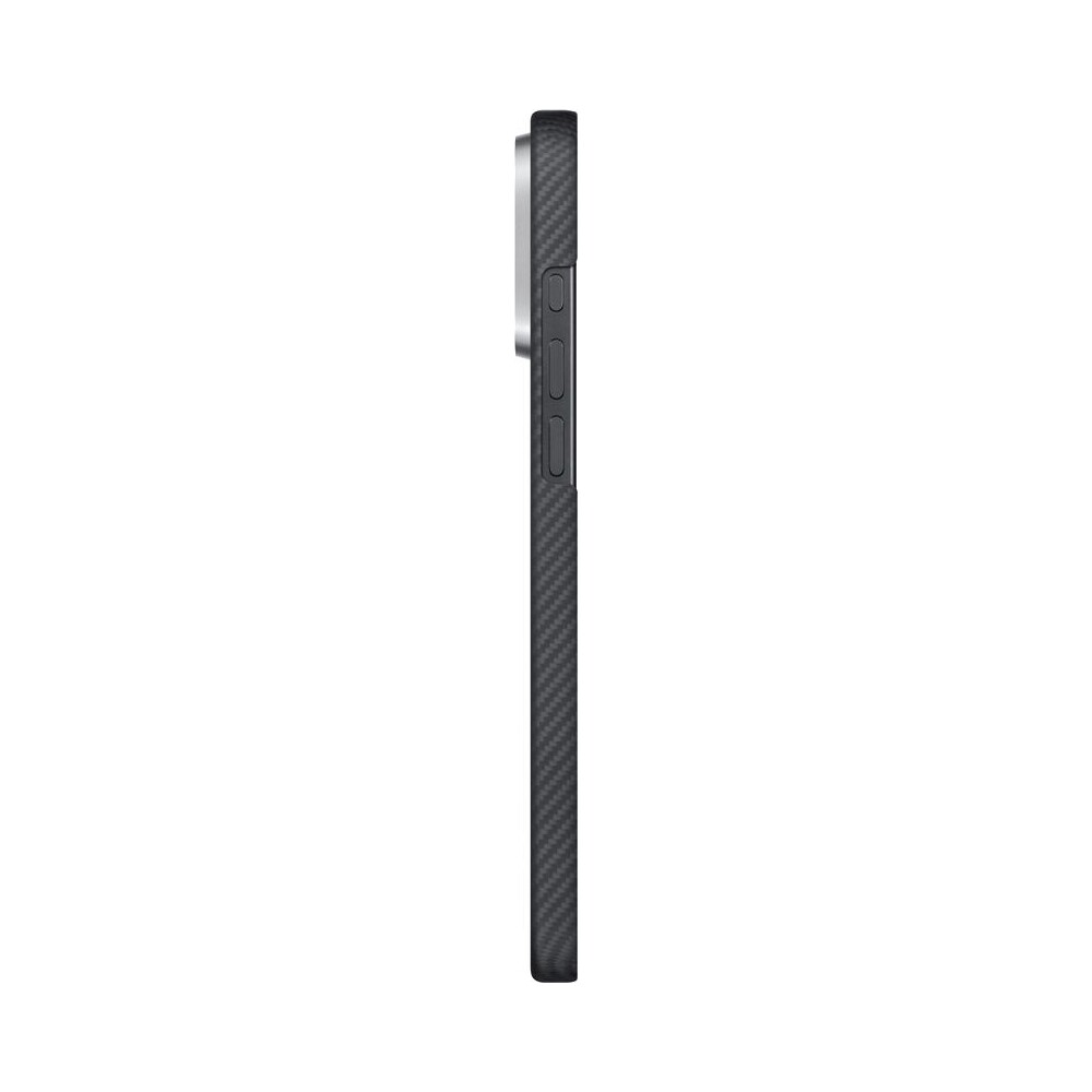 Pitaka-Ultra-Slim-Case-MagSafe-kryt-iPhone-16-Pro-Black-Grey-PitaTap-
