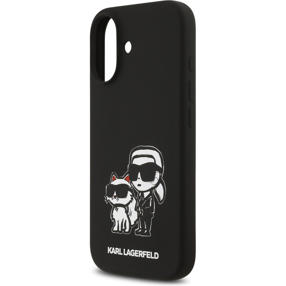 Karl-Lagerfeld-Liquid-Silicone-K-CH-Sketch-MagSafe-kryt-iPhone-17-cerny