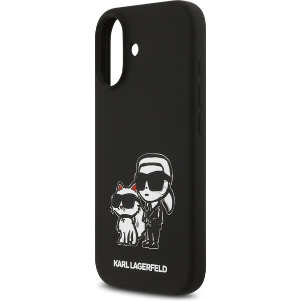 Karl-Lagerfeld-Liquid-Silicone-K-CH-Sketch-MagSafe-kryt-iPhone-17-cerny