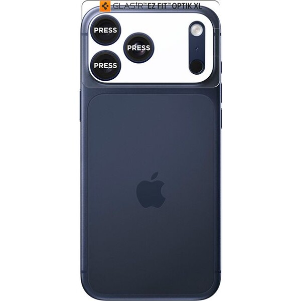 Spigen-Glass-tR-EZ-Fit-Optik-Pro-XL-sklo-na-fotoaparat-iPhone-17-Pro-Max-tmave-modre