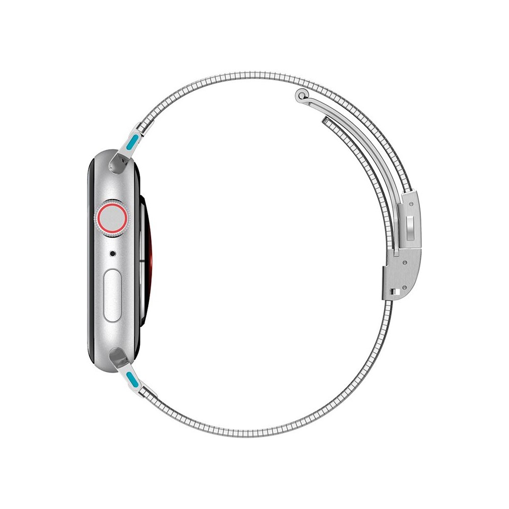 Spigen-Sleek-Link-reminek-Apple-Watch-49-46-45-44-42mm-stribrny